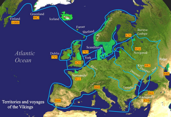 Vikingetiden  Dk i verden  Vikings Voyages  wiki