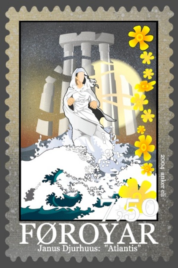 WikimediaCommons.Faroestamp493Djurhuuspoems-atlantis.jpg WikimediaCommons Faroestamp493Djurhuuspoems atlantis