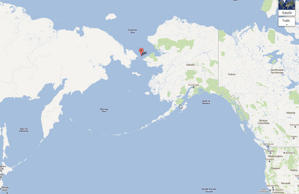 Beringstraedet  google maps 2011