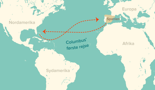 Columbus  foerste rejse